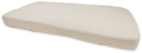 Lodger slumber - hoeslaken ledikant - crème - 60x120cm - biologisch katoen