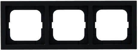 Busch jaeger busch-jaeger future linear afdekraam inbouw - 3-voudig - verticaal horizontaal - 80 x 222 x 11 mm - zwart