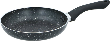 Alpina koekenpan 20 cm - hapjespan met anti-aanbaklaag - skillet voor alle warmtebronnen - ook voor inductie - pfas-vrij - zwart