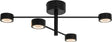Nordlux clyde flex 4 rail-spot-moodmaker™ 3 step dimmable-zwart