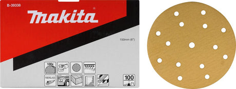 Makita b-39322 schuurschijf 150mm k80 yellow velcro