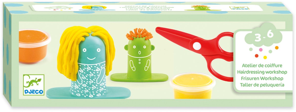 Djeco boetseerklei kapsalon 3-6jr