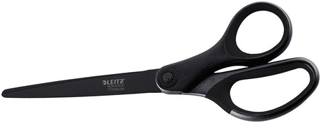 Leitz wow anti-klevende titanium schaar - 205mm - voor kantoor en thuiswerken - ideaal voor thuiskantoor - zwart