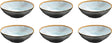 Medard de noblat - shadow aqua - soepbord 19.5 cm - 6 delig - stoneware
