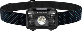 Superfire hl06 hoofd zaklamp, met touchless schakelaar, usb, 500lm, 130m
