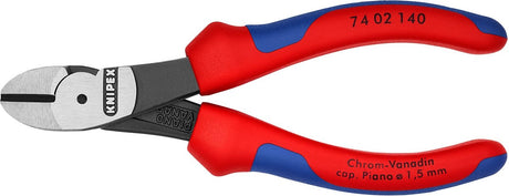 Knipex 74 02 140 kracht-zijsnijtang gepolijst comfort 140mm