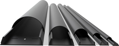 Multibrackets - aluminium kabelgoot 18x1600mm - universal cable cover - kleur zwart