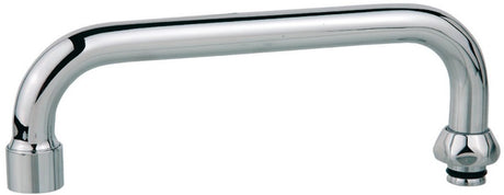 Kirchhoff u-uitloop - chroom - 3 4 x 200 mm