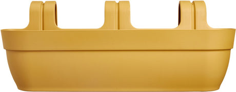 Elho vibia campana easy hanger xxl 70 - plantenbak voor balkon - balkonbak - 100% gerecycled plastic - l69 x b26.8 x h23.7 cm - honinggeel