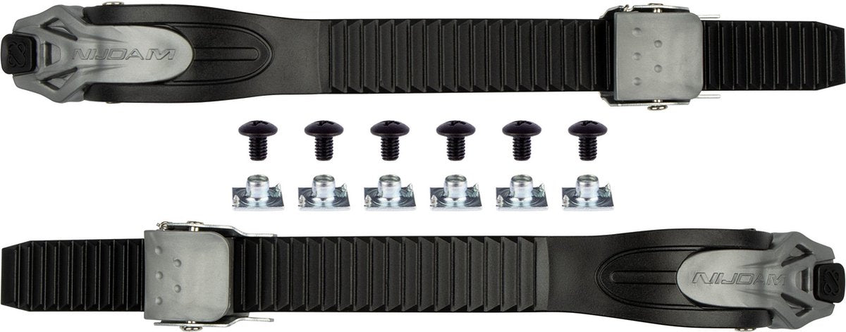 Nijdam snelsluitingset -a*- 2 stuks - zwart