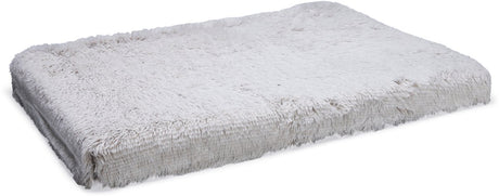Beeztees siba - orthopedisch hondenkussen - fluffy - beige - 100x70x9 cm - maat l - m