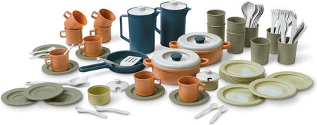 Dantoy koffie- en eetservies in bioplastic (79st)