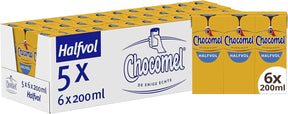 Chocomel – chocolademelk halfvol – drinkpakjes mini – houdbaar – 5 x 6 x 200 ml – voordeelverpakking
