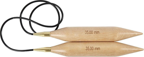 Creativ company rondbreinaalden, 35, l: 150 cm, 1 stuk, berkehout