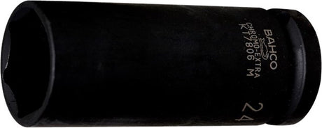Bahco k7806m-24 lange krachtdop - 24mm - 1 2 (l=89mm)