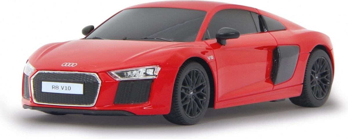 Rastar audi r8 2015 rc auto - rood - 1:24 schaal - vanaf 6 jaar