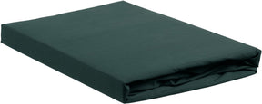 Ambiante katoen - topper hoeslaken - 200x200 - donker groen
