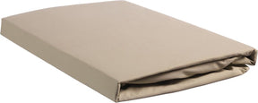 Beddinghouse percale katoen - hoeslaken - 160x200 - zand
