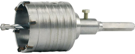 Vorel professionele gatenzaag voor metselwerk - ø 65 mm - hex-adapter - inclusief centreerboor - dozenboor voor beton en baksteen - 03240