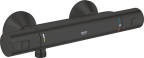 Grohe precision start thermostatische douchekraan - 15 cm - waterbesparend - inclusief koppelingen - mat zwart