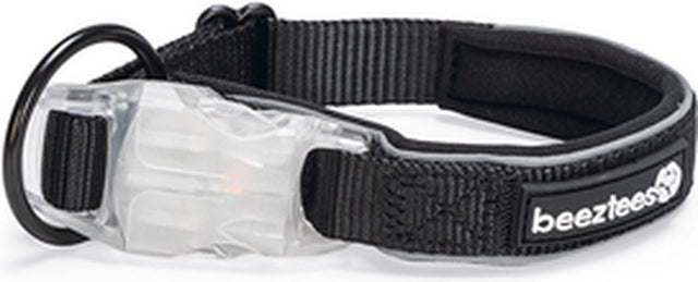 Beeztees hondentuig parinca supreme y-tuig - hondenharnas kleine honden - nylon - zwart - maat s - 38-51cmx15mm s
