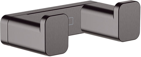 Hansgrohe addstoris q handdoekhaak dubbel - geborsteld zwart chroom (antraciet)