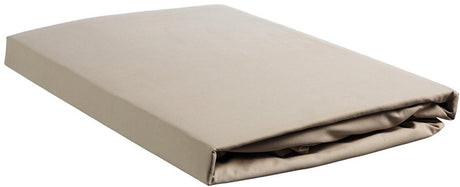 Ambiante - katoen - split-topper - hoeslaken - 160x200 cm - taupe