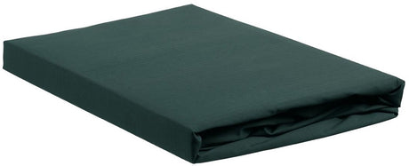 Ambiante jersey - topper hoeslaken - 200x200 210 - donker groen