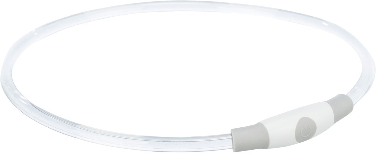 Trixie lichtgevende halsband usb flash light oplaadbaar tpu multi