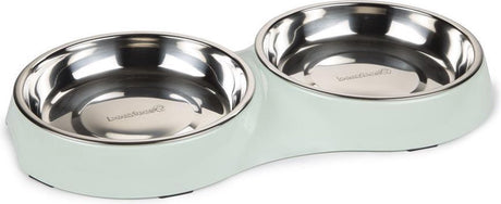 Beeztees smickle - dinerset kat - mint - 35x18x3 cm - 2x 420 ml one size