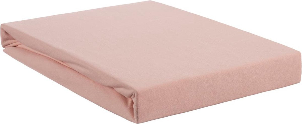 Beddinghouse - jersey-stretch - topper hoeslaken - 200x220 cm - licht roze