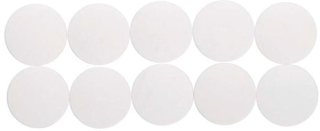 Maul magneet rond 10 stuks 0,8 kg kunststof ferriet bruchsicher erodiert lackiert ø 3.2 x 0.96 cm wit