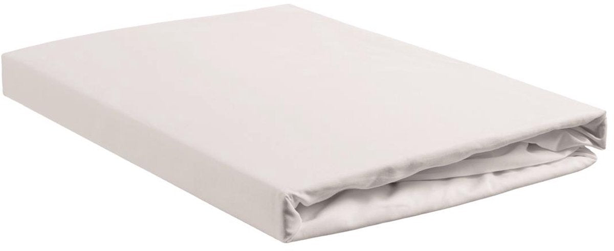 Ambiante - bamboe-katoen - boxspring hoeslaken - 140x200 cm - wit