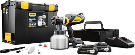 Wagner finishcontrol 4000 18v finespray verfspuit - incl. accu – kit