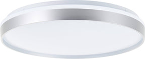 Brilliant britt - plafondlamp - ø 48cm - led 36w - cct - dimbaar - zilver wit