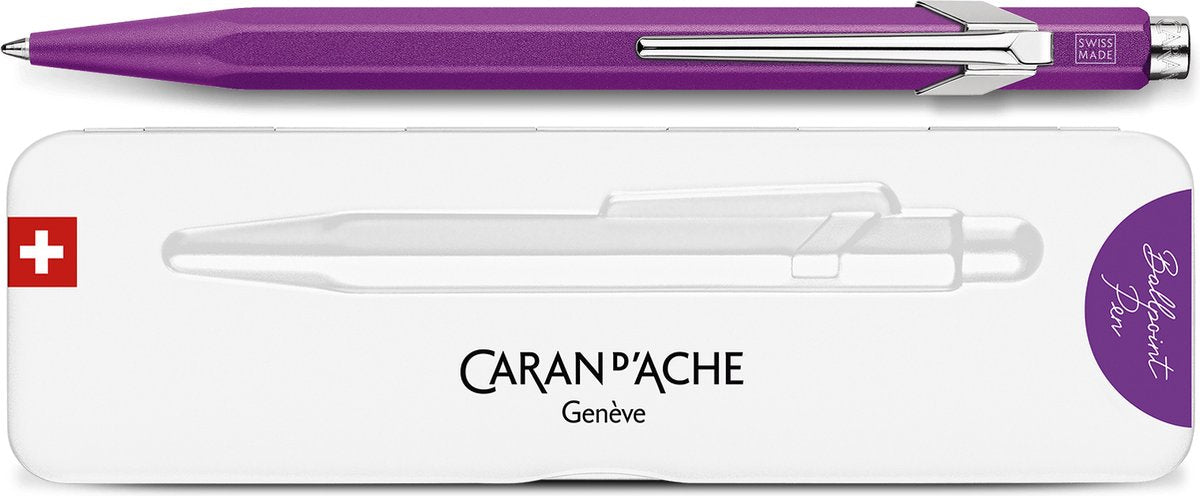 Caran d'ache colormat-x balpen violet (paars)