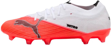 Puma ultra nitro 7 match fg ag unisex sportschoenen - ultra red- black- white 43