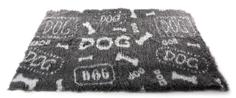 Martin sellier vetbed dog print grijs wit gerecycled
