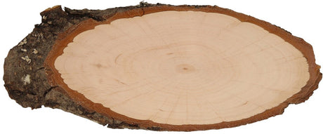 Hobby en crafting maak je eigen naambordje boomschors, 25 cm
