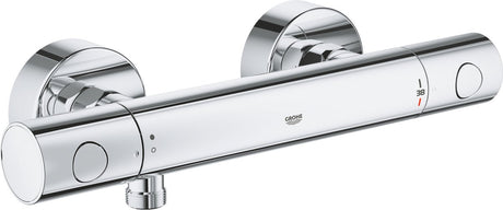 Grohe precision get thermostatische douchekraan - 15 cm - aquacalibrator - inclusief koppelingen - chroom