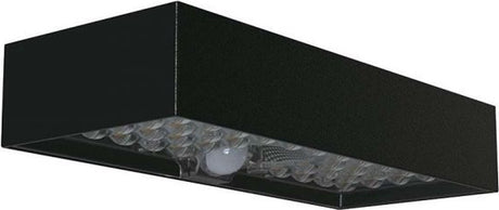 V-tac vt-406s-b sensor solar wandlamp - ip65 waterdicht - zwarte behuizing - 900 lumen - 4000k
