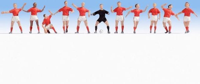 Noch voetbal elftal (rood wit)