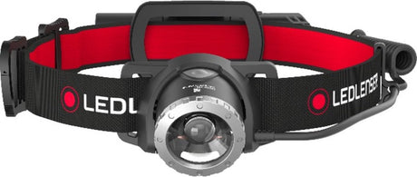 Ledlenser h8r hoofdlamp oplaadbaar - 600 lumen - zwart