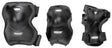 skatebeschermingsset Super unisex zwart maat M 6-delig