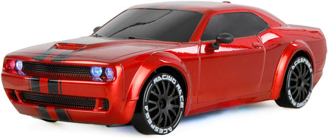 Amewi 1:20 rc modelauto voor beginners elektro straatmodel muscle car onroad drift rood 4wd rtr 2,4 ghz met lichteffect