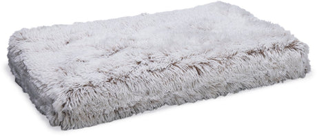 Beeztees siba - orthopedisch hondenkussen - fluffy - beige - 75x50x9 cm - maat m