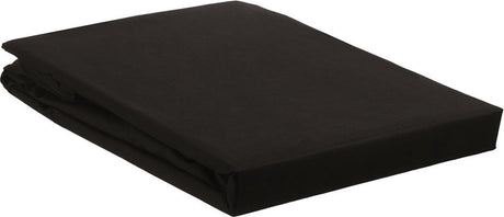 Beddinghouse - percale katoen - hoeslaken - 90x210 cm - zwart