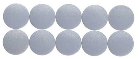 Maul magneet rond 10 stuks 0,15 kg kunststof ferriet bruchsicher erodiert lackiert ø 1.5 x 0.7 cm grijs