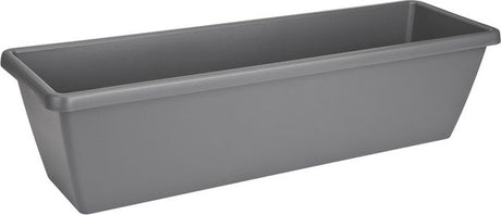 Elho barcelona xl 60 - plantenbak voor balkon buiten - ø 59.0 x h 20.5 cm - antraciet