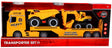 Rapid wheels autotransporter + 2 bouwvoertuigen + licht en geluid